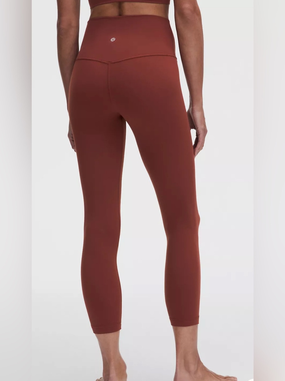 Lululemon Align High Rise Crop Womens 8 - Cranberry